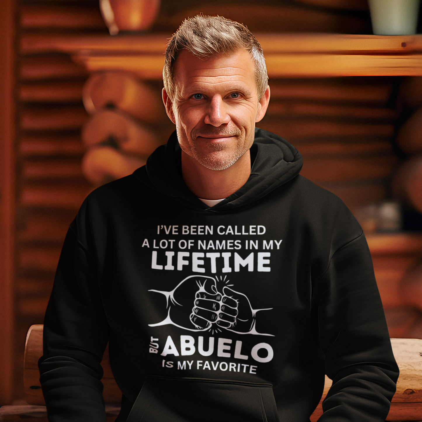 I've Been Called A Lot of Names in My Lifetime But "Grandpa, Abuelo, Papa, Pop Pop, or Tutu Kane" Is My Favorite Pullover Hoodie
