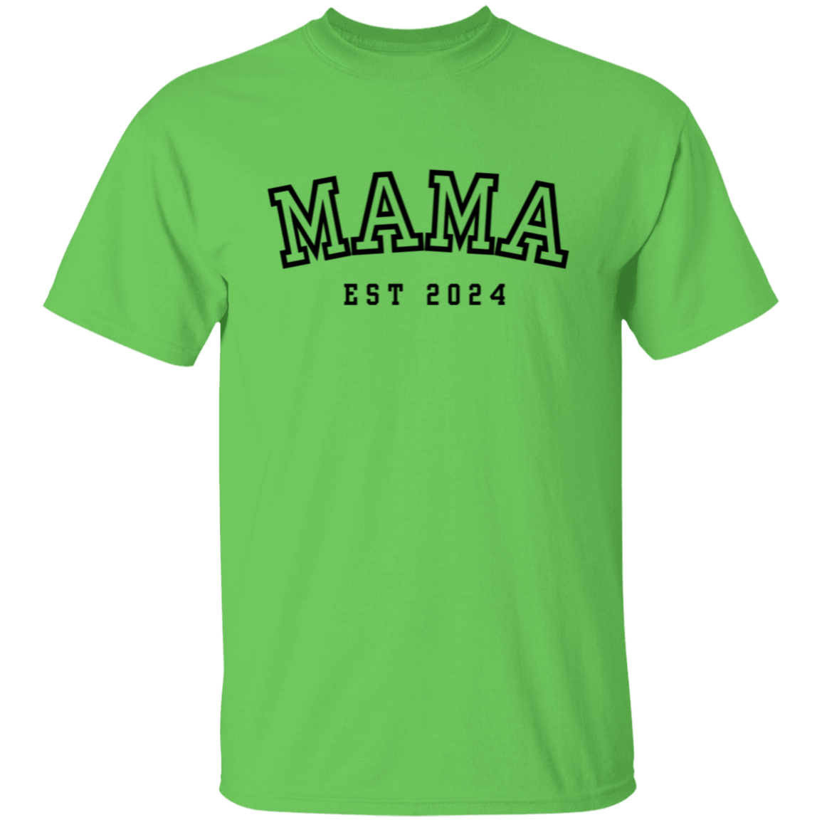 Mama Est 2024 T-Shirt | Mother's Day Gift, New Mom Gift, Pregnancy Announcement