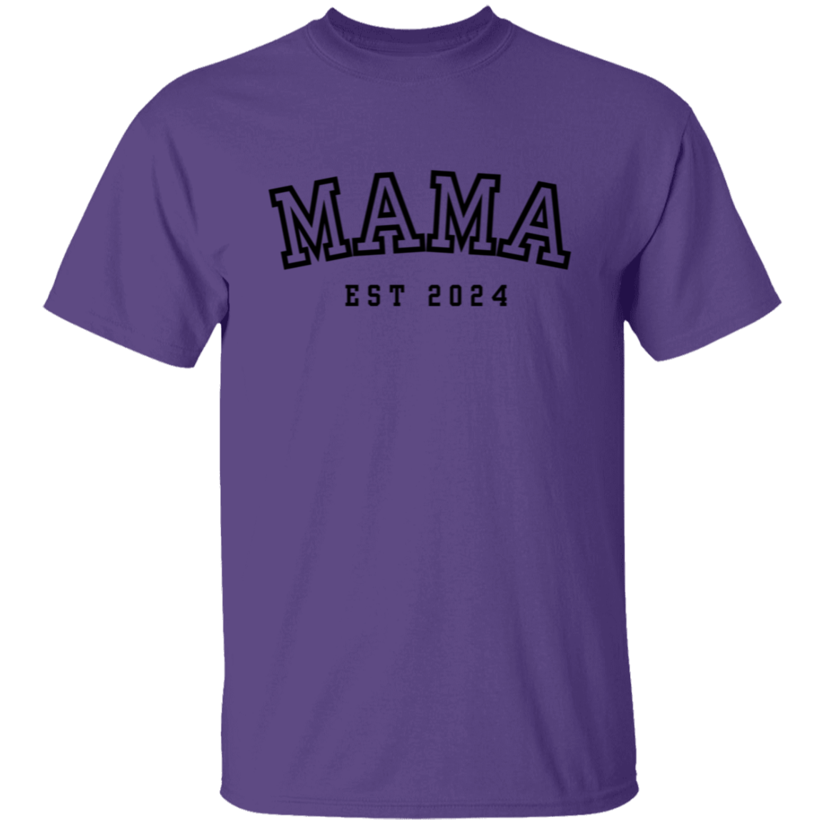 Mama Est 2024 T-Shirt | Mother's Day Gift, New Mom Gift, Pregnancy Announcement