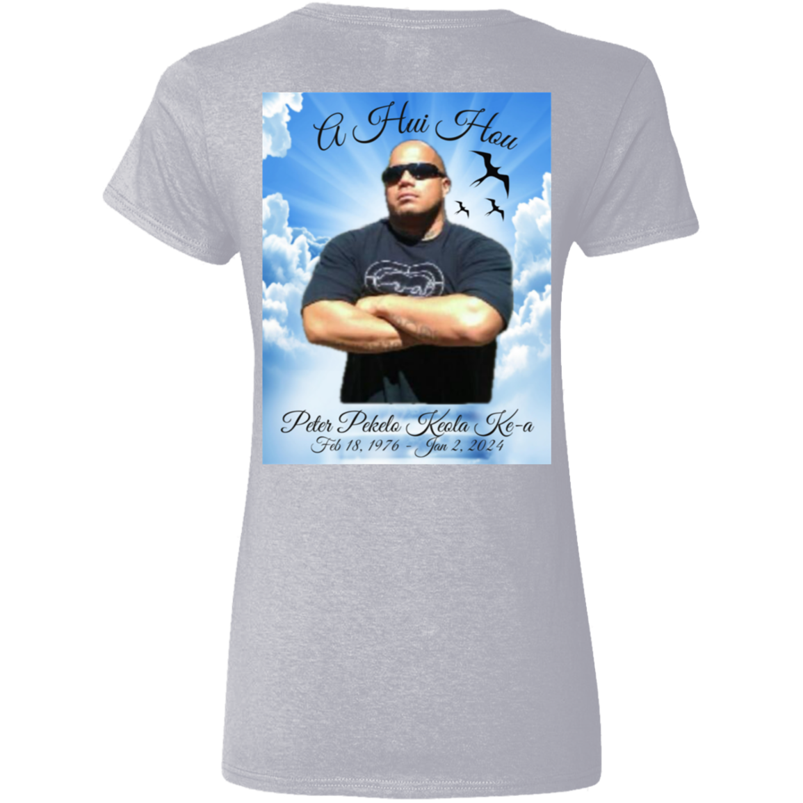 In Loving Memory - A Hui Hou (Peter Ke-a) Adult V-neck