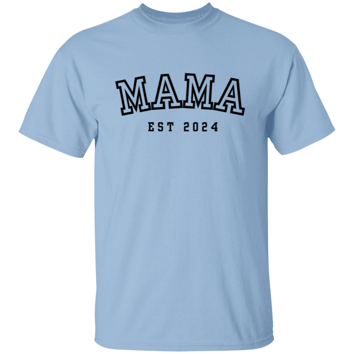 Mama Est 2024 T-Shirt | Mother's Day Gift, New Mom Gift, Pregnancy Announcement