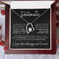 Gift For My Soulmate, Girlfriend, Wife, Future Wife -The Ability To See Through My Eyes (Forever Love Necklace)