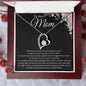 Mother's Day Gift, To My Mom From Son or Daughter, Just Because Gift For Mom, Valentine's Day Gift For Mom, Gift For Mom, To Mom (Forever Love Necklace)