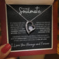 Gift For My Soulmate, Girlfriend, Wife, Future Wife -The Ability To See Through My Eyes (Forever Love Necklace)