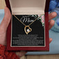 Mother's Day Gift, To My Mom From Son or Daughter, Just Because Gift For Mom, Valentine's Day Gift For Mom, Gift For Mom, To Mom (Forever Love Necklace)