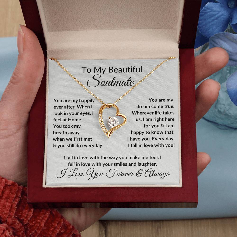 My Beautiful Soulmate | I Fell In Love | Gift for Soulmate | Gift for Girlfriend