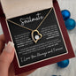 Gift For My Soulmate, Girlfriend, Wife, Future Wife -The Ability To See Through My Eyes (Forever Love Necklace)