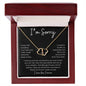 I'm Sorry - Forgive me - I Love You Forever (Everlasting Love), Gift for Wife, Gift for Girlfriend, Gift for Soulmate