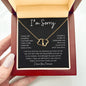I'm Sorry - Forgive me - I Love You Forever (Everlasting Love), Gift for Wife, Gift for Girlfriend, Gift for Soulmate