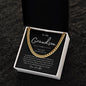 To My Grandson | Be Awesome - Love Grandpa (Cuban Link Chain)