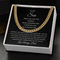 To My Son | I'm So Proud of You | Love Always Dad (Cuban Link Chain)