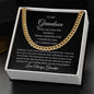 To My Grandson | I'm So Proud of You | Love Grandpa (Cuban Link Chain)