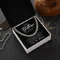 To My Brother - I Love You Always (Cuban Link Chain), For Brother Necklace, Gift from Sister, Brother
