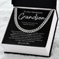 To Our Handsome Grandson - We Love You (Link Cuban Chain), Gift for Grandson