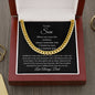 To My Son | I'm So Proud of You | Love Always Dad (Cuban Link Chain)