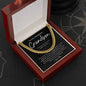 To My Handsome Grandson - I Love You (Cuban Link Chain), Gift for Grandson