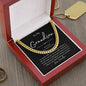 To My Grandson | Be Awesome - Love Grandpa (Cuban Link Chain)