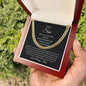 To My Son | I'm So Proud of You | Love Always Dad (Cuban Link Chain)