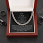 To My Son | I'm So Proud of You | Love Always Dad (Cuban Link Chain)