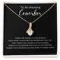 To An Amazing Coworker - Alluring Beauty Necklace - Gift for Coworker