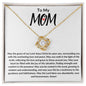 Mother's Day Gift, Gift For Mom From Son or Daughter, Christian Necklace, Just Because For Mom, Christian Jewelry (Love Knot Necklace)
