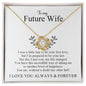 To My Future Wife | I'm Prepared To Be Your Last (Love Knot Necklace)