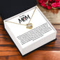 Mother's Day Gift, Gift For Mom From Son or Daughter, Christian Necklace, Just Because For Mom, Christian Jewelry (Love Knot Necklace)
