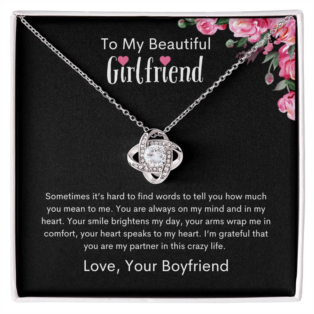 To My Girlfriend | Love Your Boyfriend (Love Knot Necklace)
