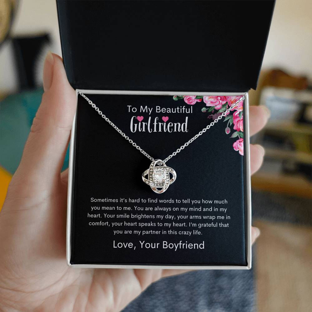 To My Girlfriend | Love Your Boyfriend (Love Knot Necklace)