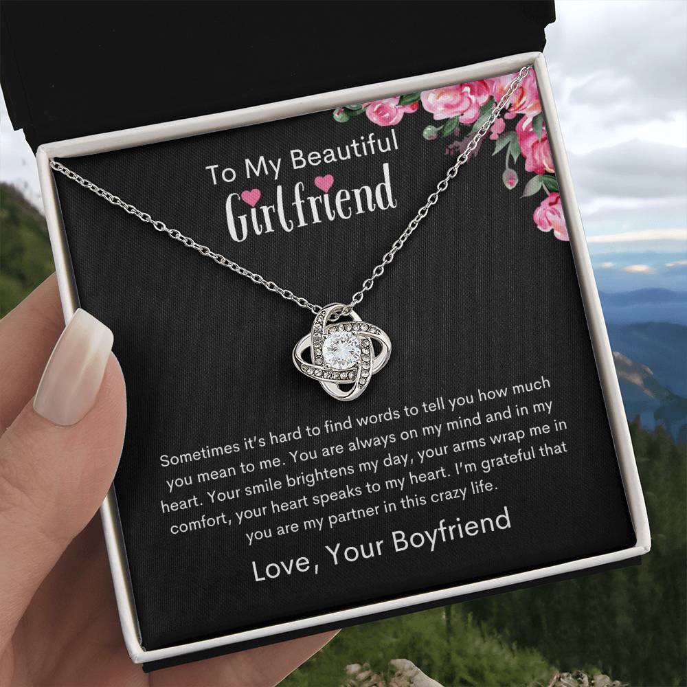 To My Girlfriend | Love Your Boyfriend (Love Knot Necklace)