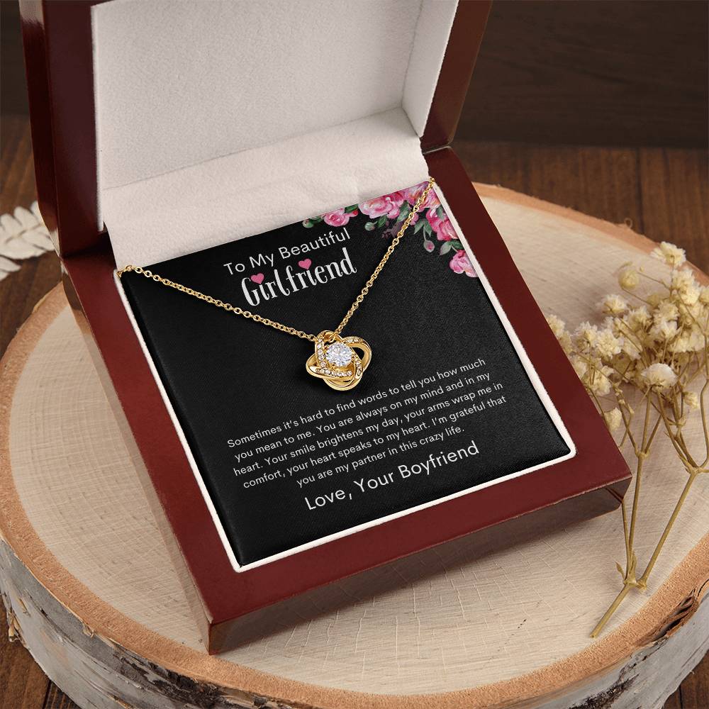To My Girlfriend | Love Your Boyfriend (Love Knot Necklace)