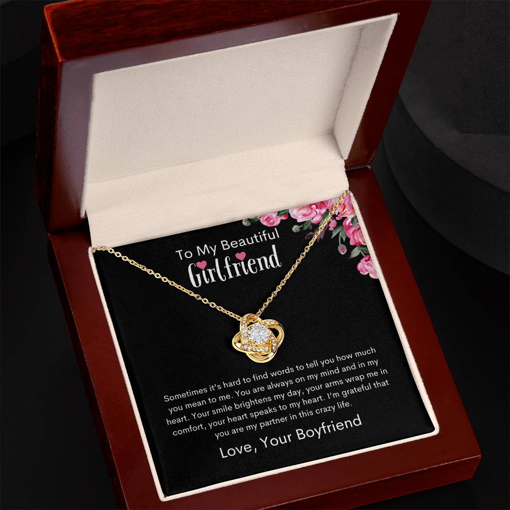 To My Girlfriend | Love Your Boyfriend (Love Knot Necklace)