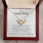 To My Future Wife | I'm Prepared To Be Your Last (Love Knot Necklace)