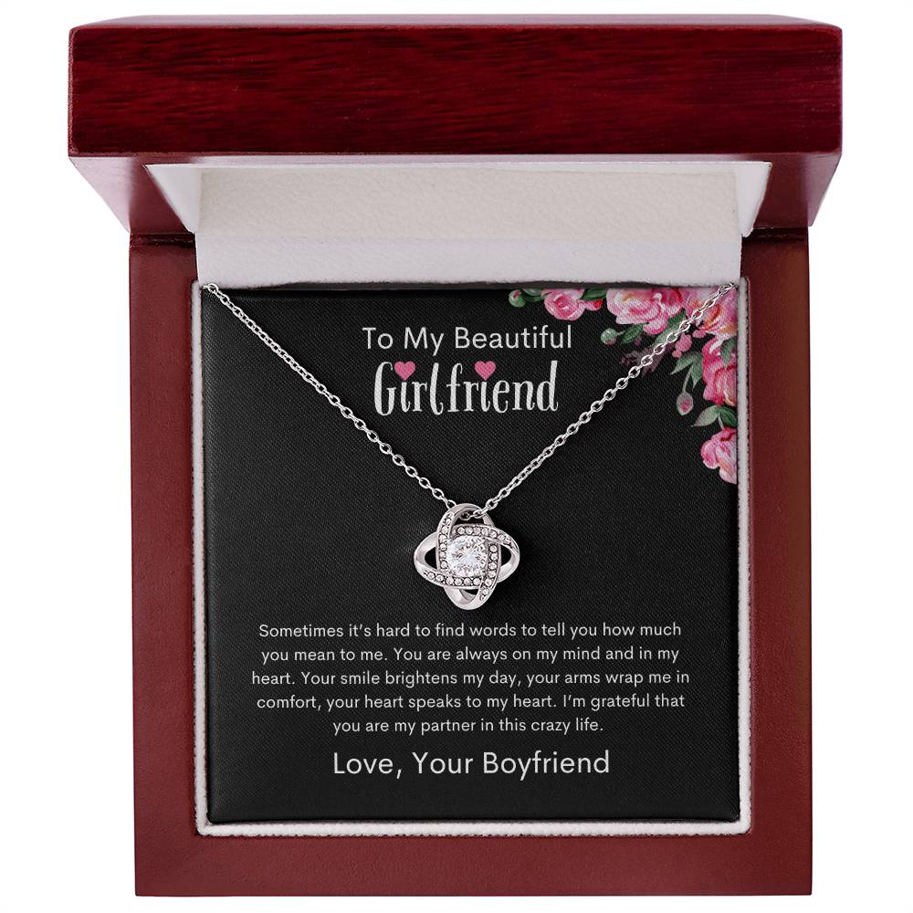To My Girlfriend | Love Your Boyfriend (Love Knot Necklace)