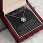 Gift For Mom From Daughter or Son, Mother's Day Necklace, Christmas Gift, Mom Birthday Gift, Mom Necklace, For Mom Just Because (Love Knot Necklace)