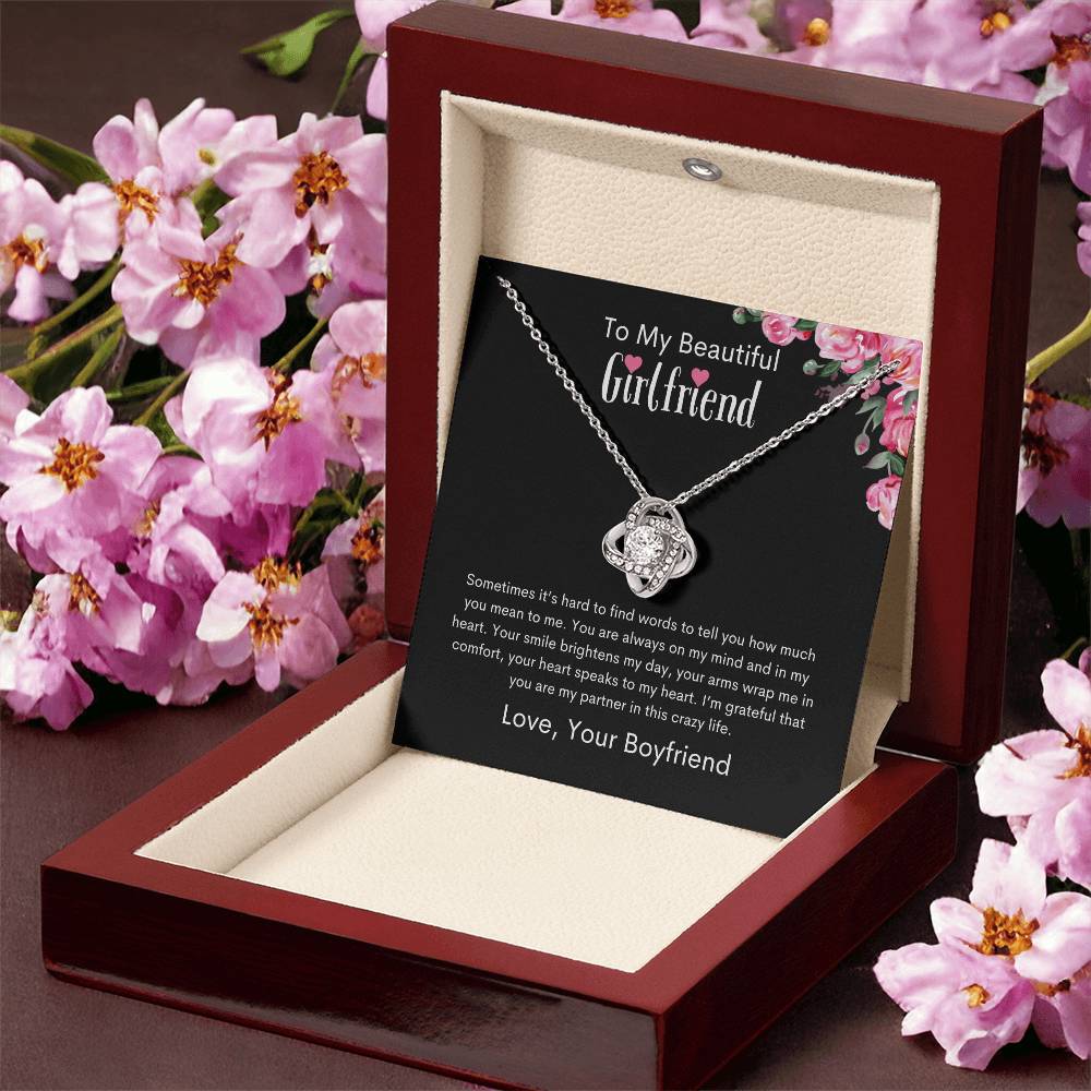 To My Girlfriend | Love Your Boyfriend (Love Knot Necklace)