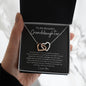 To My Beautiful Granddaughter - I Love You (Interlocking Hearts Necklace), Gift for Granddaughter, Birthday Gift for Granddaughter, Valentine's Day Gift for Granddaughter, Just Because gift for Granddaughter