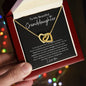 To My Beautiful Granddaughter - I Love You (Interlocking Hearts Necklace), Gift for Granddaughter, Birthday Gift for Granddaughter, Valentine's Day Gift for Granddaughter, Just Because gift for Granddaughter
