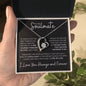 Gift For My Soulmate, Girlfriend, Wife, Future Wife -The Ability To See Through My Eyes (Forever Love Necklace)