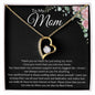 Mother's Day Gift, To My Mom From Son or Daughter, Just Because Gift For Mom, Valentine's Day Gift For Mom, Gift For Mom, To Mom (Forever Love Necklace)