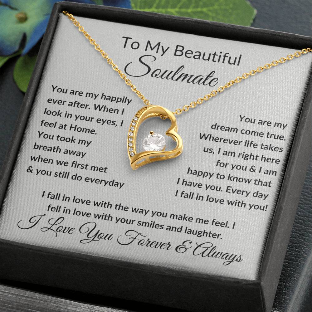 My Beautiful Soulmate | I Fell In Love | Gift for Soulmate | Gift for Girlfriend