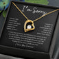 I'm Sorry - Forgive Me (Forever Love Necklace), Gift for Girlfriend, Gift for Wife, Gift for Soulmate