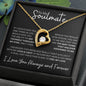 Gift For My Soulmate, Girlfriend, Wife, Future Wife -The Ability To See Through My Eyes (Forever Love Necklace)
