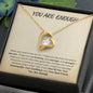You Are Enough, Gift for Daughter, Gift for Mom, Gift for Wife, Gift for Girlfriend, Gift for Aunt, Gift for Grandma (Forever Love Necklace)