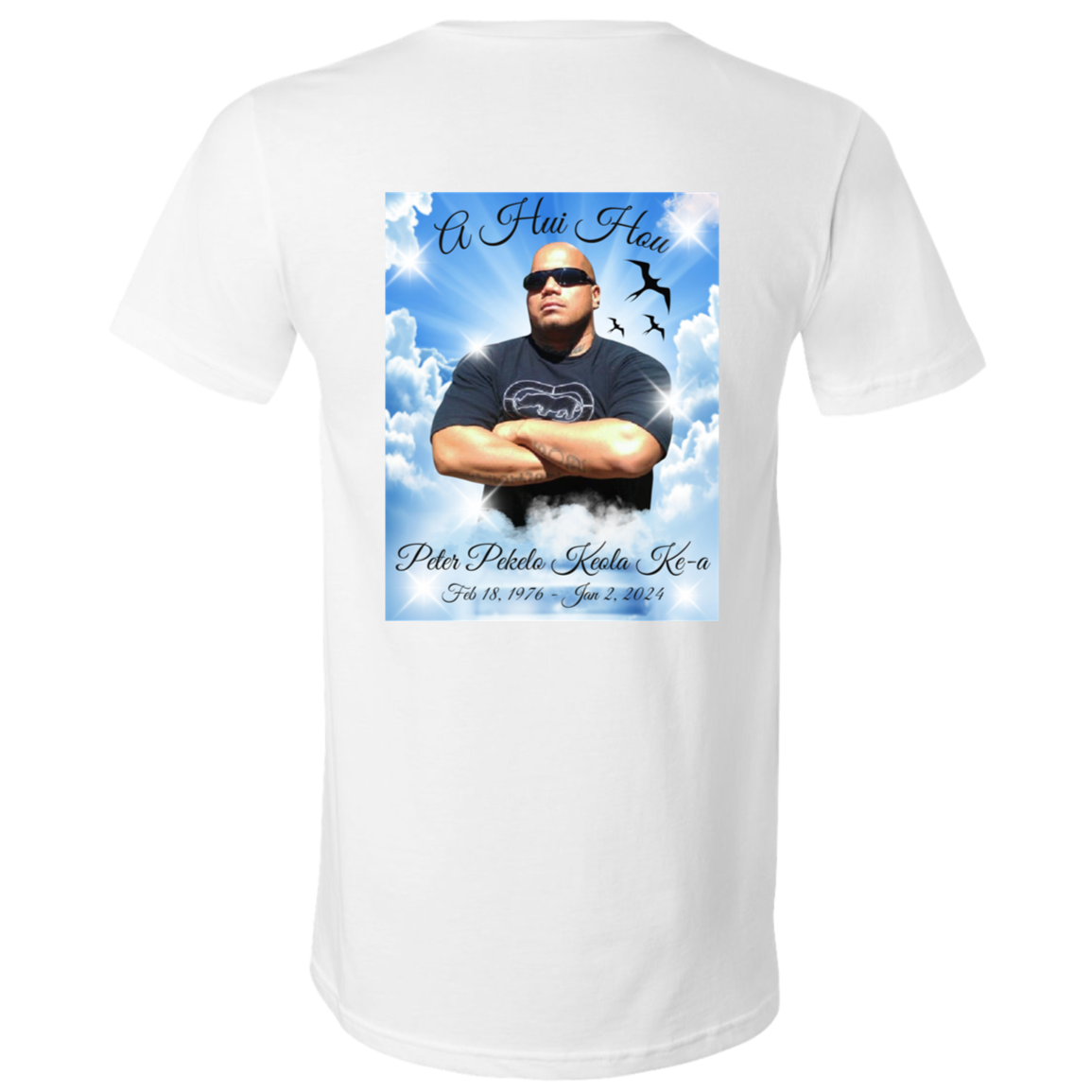 In Loving Memory - A Hui Hou (Peter Ke-a) Adult V-neck