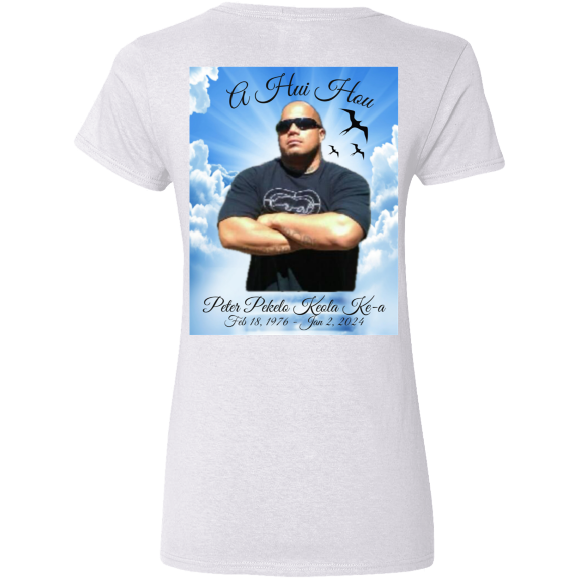 In Loving Memory - A Hui Hou (Peter Ke-a) Adult V-neck
