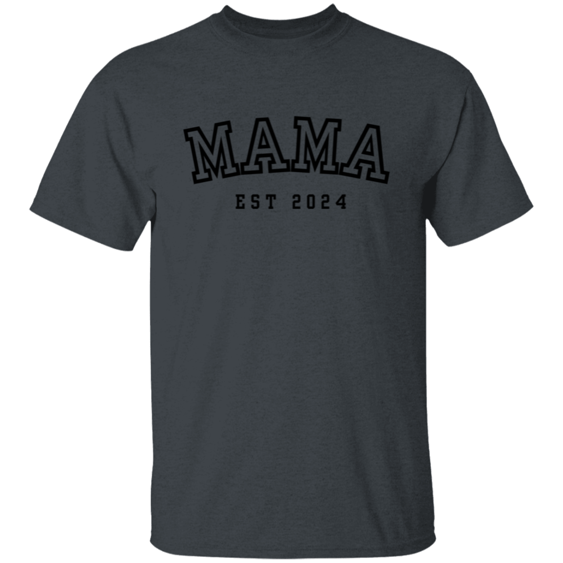 Mama Est 2024 T-Shirt | Mother's Day Gift, New Mom Gift, Pregnancy Announcement