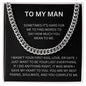 To My Man | You Complete Me (Cuban Link Chain)