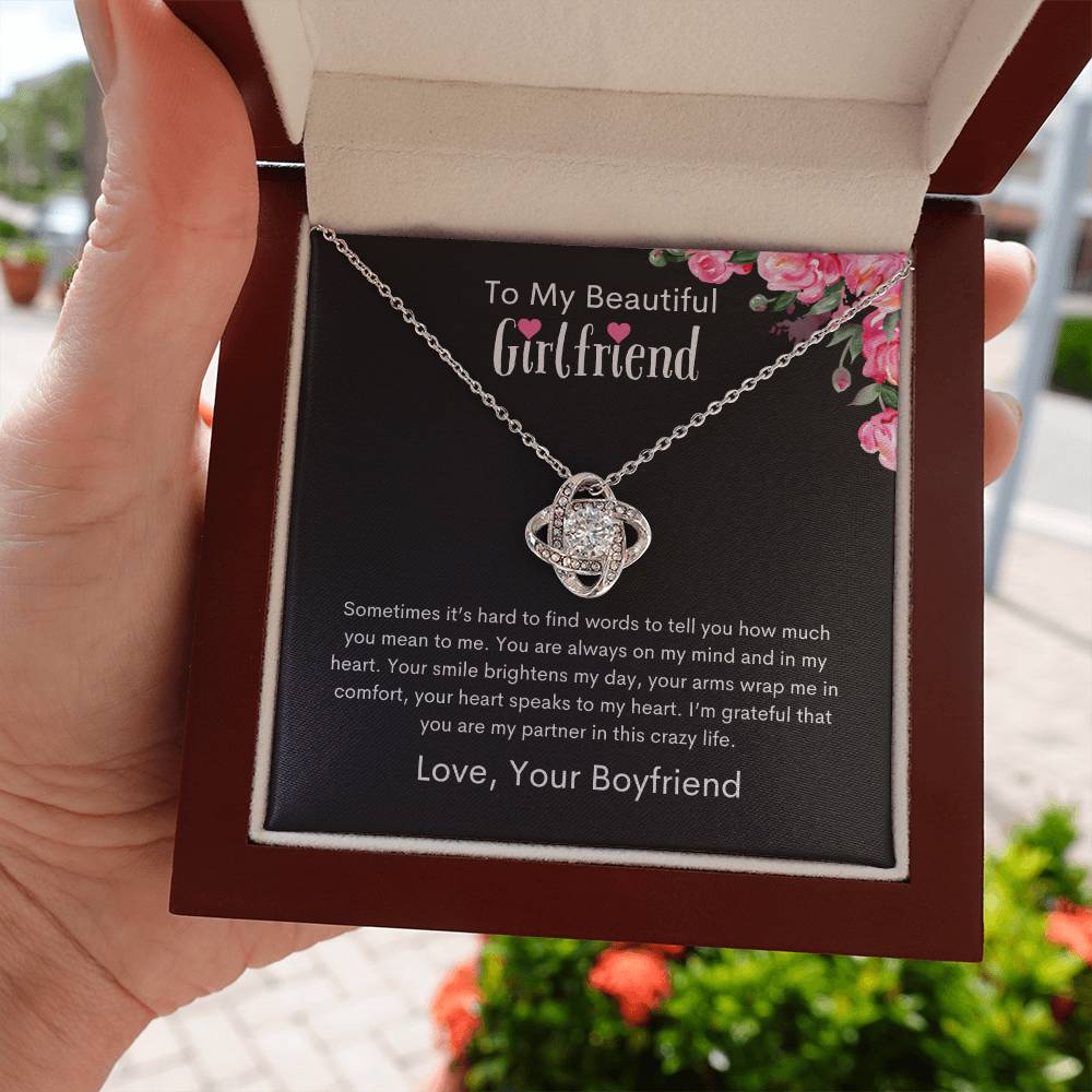 To My Girlfriend | Love Your Boyfriend (Love Knot Necklace)