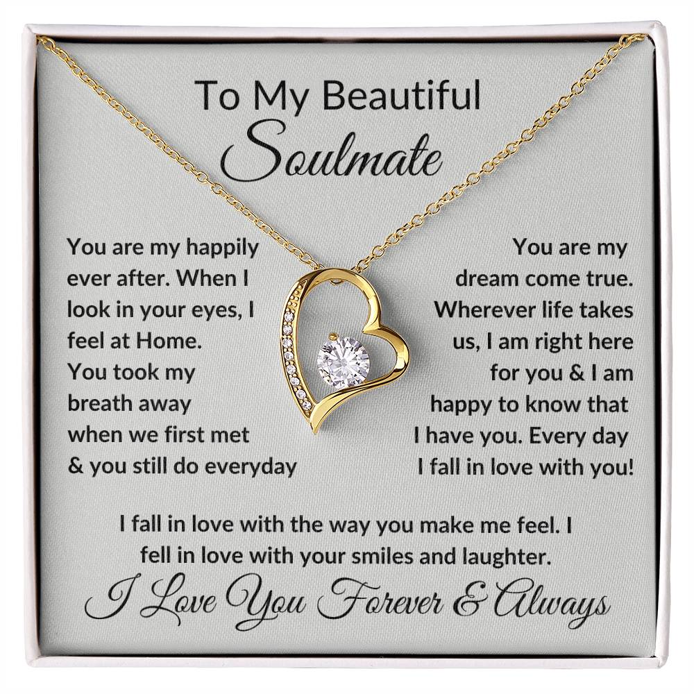 My Beautiful Soulmate | I Fell In Love | Gift for Soulmate | Gift for Girlfriend
